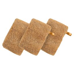 Nat Habit Set Of 3 Natural Sun Dried Bath Loofah Body Sponge  Scrubber-14