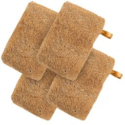 Nat Habit Set Of 4 Natural Sun Dried Bath Loofah Body Sponge  Scrubber-3