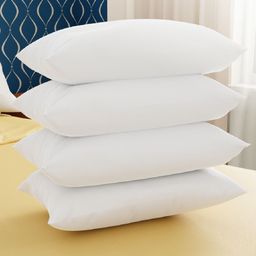 MAXNAP Sleep Support White Set of 4 Fibre Filled Polyester Sleep Pillow-10