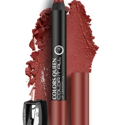 Colors Queen Color It All Non Transfer Matte Lip Crayon With Sharpener-3.5g-Choco Block 25-18