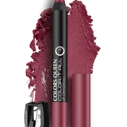Colors Queen Color It All Non Transfer Matte Lip Crayon With Sharpener-3.5g- Party Time 27-24