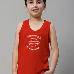 Friskers Boys Typography Printed Reflective Pure Cotton Innerwear Vests KDC451-03-2-3Y-image-68