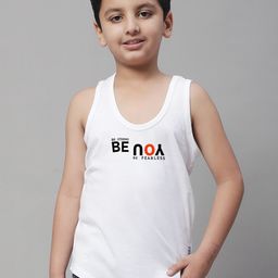 Friskers Boys Typographic Printed Pure Cotton Innerwear Vests-image-8