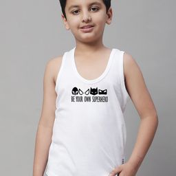Friskers Boys Typography Printed Pure Cotton Innerwear Vests-picture-40