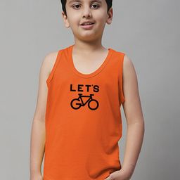 Friskers Boys Printed Round Neck Sleeveless Pure Cotton Gym Innerwear Vests-picture-38