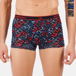 Ramraj Pack Of 4 Assorted Sparkle Pocketless Trunks- SPARKLECWOPOE4P-12
