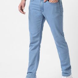 Urbano Fashion Men Blue Slim Fit Mid-Rise Clean Look Stretchable Jeans-image-15