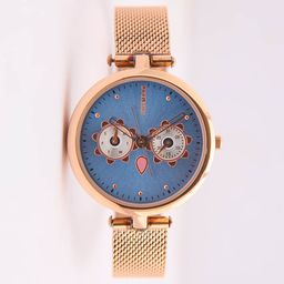TEAL BY CHUMBAK Women Dial & Stainless Steel Bracelet Style Straps Analogue Chronograph Watch 8907605138829-image-9