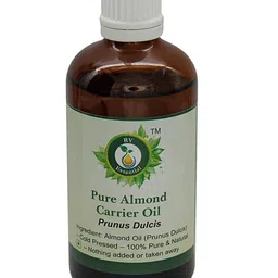 R V Essential Set Of 2 Pure Almond Carrier Oil - 100 ml Each image 2