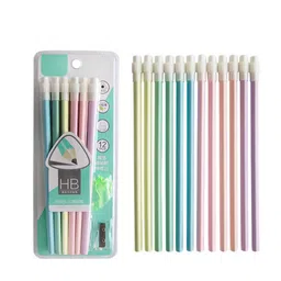 YK Set Of 2 Colorful Macaron Triangle Pencil Set image 5