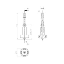 E3D Revo™ High-Temperature HT-Abrasive Nozzles-0.25 mm image 2