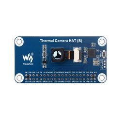Waveshare Long-wave IR Thermal Imaging Camera HAT (B) For Raspberry Pi, Options For 90° FOV, Raspberry Pi IR Camera, 80×62 Pixels, Standard 40PIN GPIO Header image 1