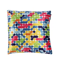 ROMEE Multicoloured Set of 5 Geometric Square Cushion Covers image 3