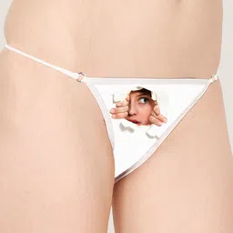 lola  dola LolaDola Printed Mid-Rise G-String Brief EBString-049 image 2