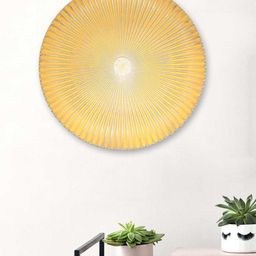 Art Street Yellow Textured MDF Decorative Wall Plates-image-92