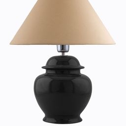 Homesake Black Solid Handcrafted Bedside Standard Table Lamp with Shade image 5