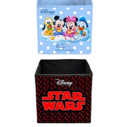 Kuber Industries Set Of 2 Disney Print Extra Large Foldable Organiser Cubes image 4