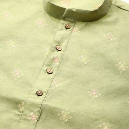 MANQ Men Ethnic Motifs Printed Regular Kurta with Pyjamas image 2