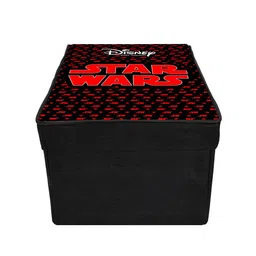 Kuber Industries Set Of 2 Disney Star Wars Print Foldable Storage Organizer Box With Lid image 4