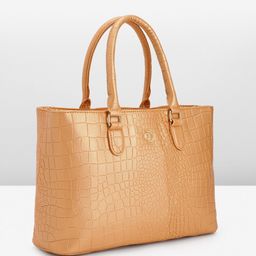 Caprese Crocodile Textured Structured Handheld Bag image 2