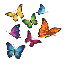 rawpockets Colourful Butterflies Wall Stickers-image-63