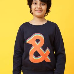 TALES & STORIES Boys Navy Blue Printed Sweatshirt-picture-55