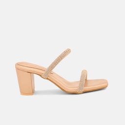 ALL TABS OPEN Embellished PU Party Block Sandals image 2