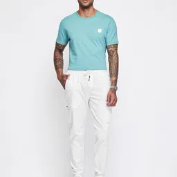 Red Flame Men Mid Rise Stretchable Cargo Joggers-image-20