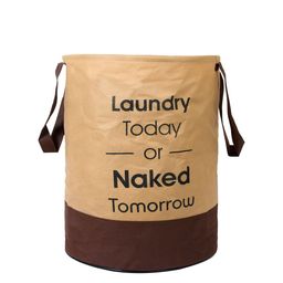 Kuber Industries Set Of 2 Printed Round Laundry Bags With Handles image 5