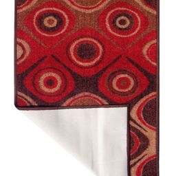 Status Red Patterned Floor Runner image 3