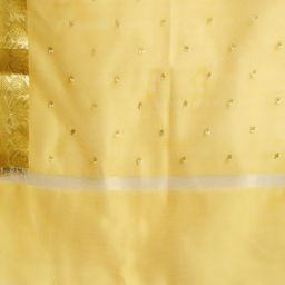 Clora Creation Yellow & Gold-Coloured Printed Dupatta image 3