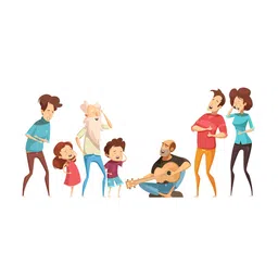 rawpockets Multicoloured Hilarious Moment PVC Vinyl Wall Stickers-image-80