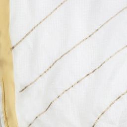 Clora Creation Cream-Colored Striped Dupatta image 2