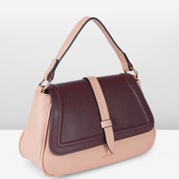 Allen Solly Colourblocked Structured Handheld Bag image 4