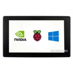 Waveshare 7 Inch Capacitive HDMI LCD Display (H) with Case 1024x600-17