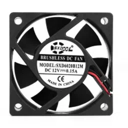 DC 12V 6020 Cooling Fan - 60X60X20 mm Size-77