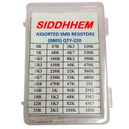 Assorted SMD Resistors Box 0805 SMD Package - 220 Pieces Set (5 Pieces Each Value)-11