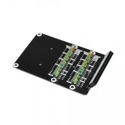 Waveshare Raspberry Pi 400 GPIO Header Adapter, 2x 40PIN Header Expansion, Leaning Version-5