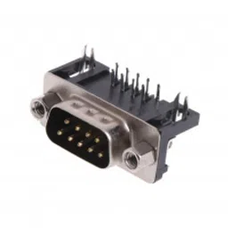 DB9 Male Right Angle Connector - 9 Pin - PCB Mount-4