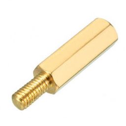M4 X 20mm Male to Female Brass Hex Threaded Pillar Standoff Spacer - 2 Pieces Pack-image-22