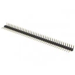 1x40 Pin 2.54mm Pitch Male Berg Strip (Right Angle) - Break Away Header-9