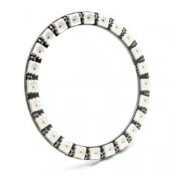 24 Bit WS2812 5050 RGB LED Built-in Full Color Driving Lights Circular Development Board-12