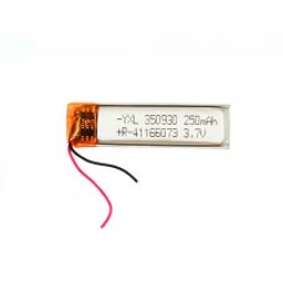 3.7V 250mAH (Lithium Polymer) Lipo Rechargeable Battery Model KP-350930-image-40