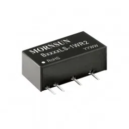 B1212LS-1WR2 Mornsun 12V to 12V DC-DC Converter 1W Power Supply Module - Ultra Compact SIP Package-21