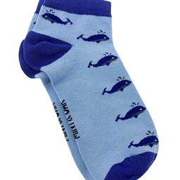 Mint & Oak Men Blue Patterned Ankle-Length Socks-9