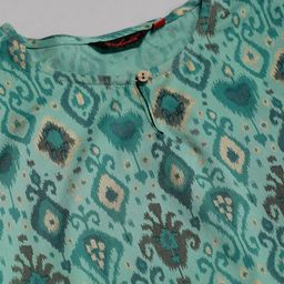 Vishudh  Printed Curved Hem Tunic image 4