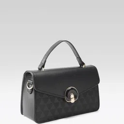 Mast & Harbour Geometric Textured Structured Satchel image 4