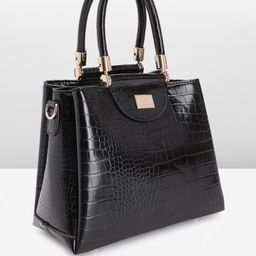 Allen Solly Animal Textured Structured Handheld Bag image 3
