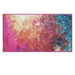 Status Multi Coloured Abstract Printed Floor Runner image 2