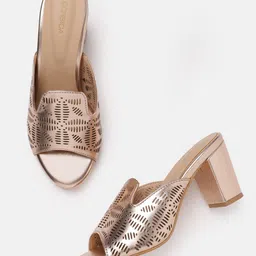 CORSICA Block Heel With Laser Cuts image 5